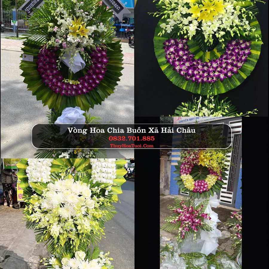 Vòng hoa chia buồn Xã Hải Châu - ThuyHoaTuoi.Com