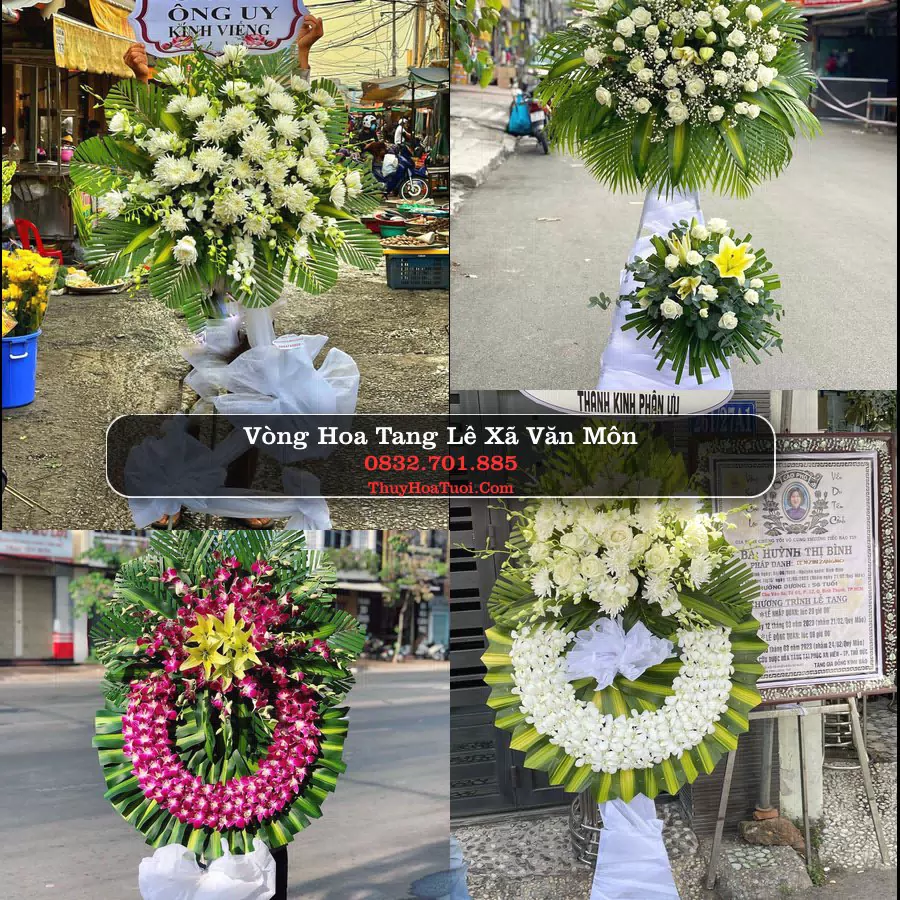Kệ hoa tang lễ giao tại Xã Văn Môn, Bắc Ninh