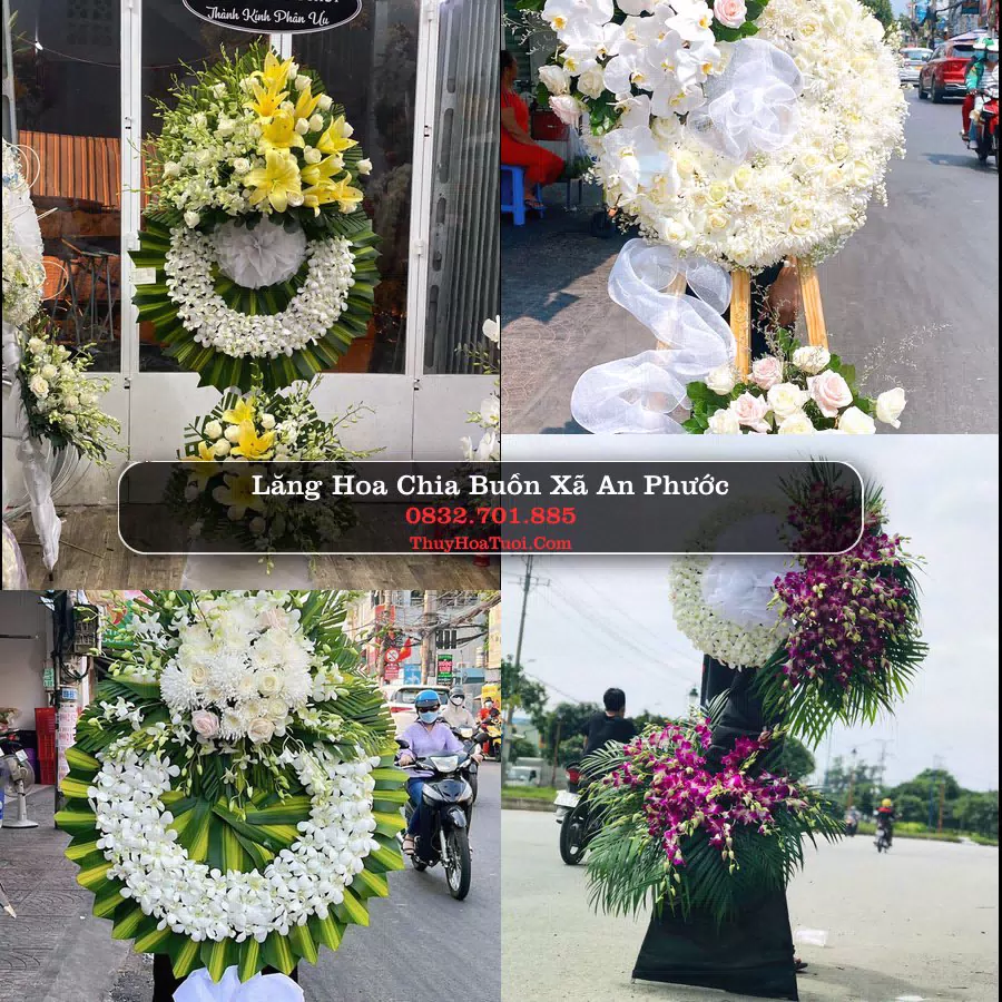 Vòng hoa chia buồn Xã An Phước - ThuyHoaTuoi.Com