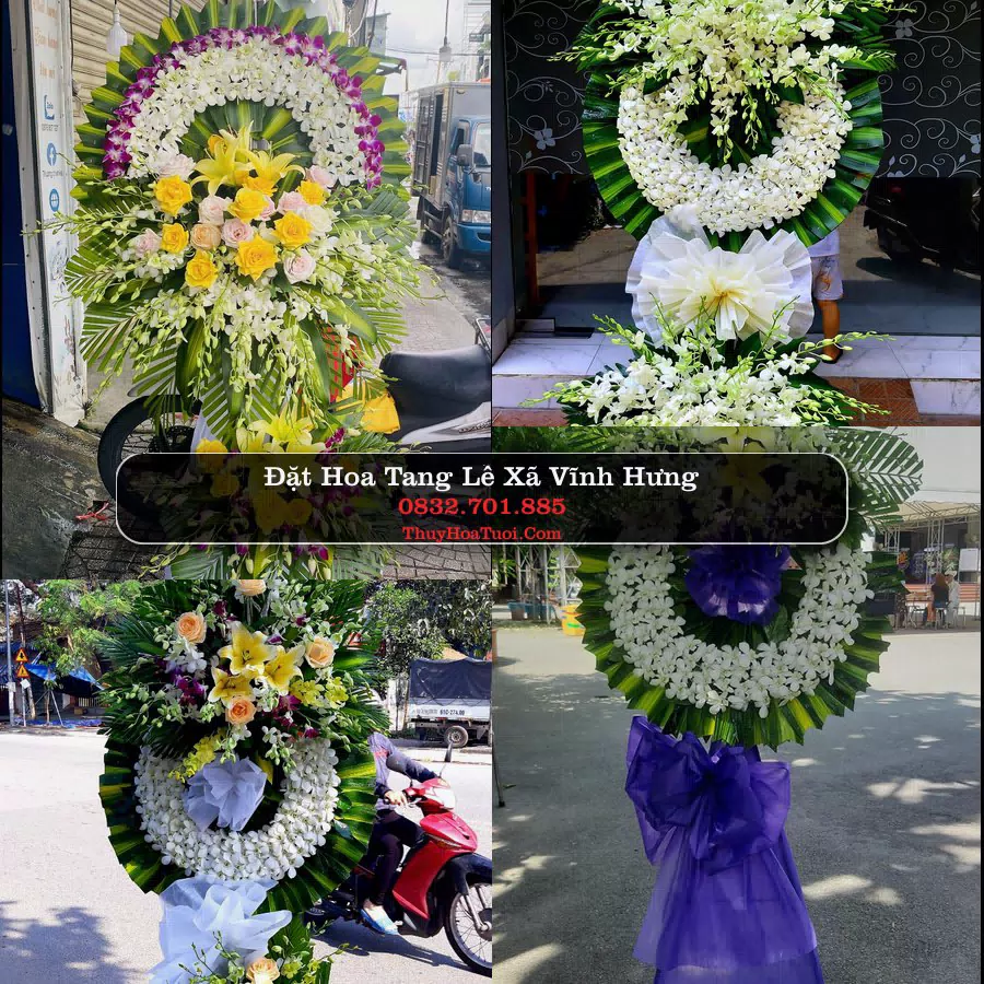 Kệ hoa tang lễ giao tại Xã Vĩnh Hưng, Phú Thọ