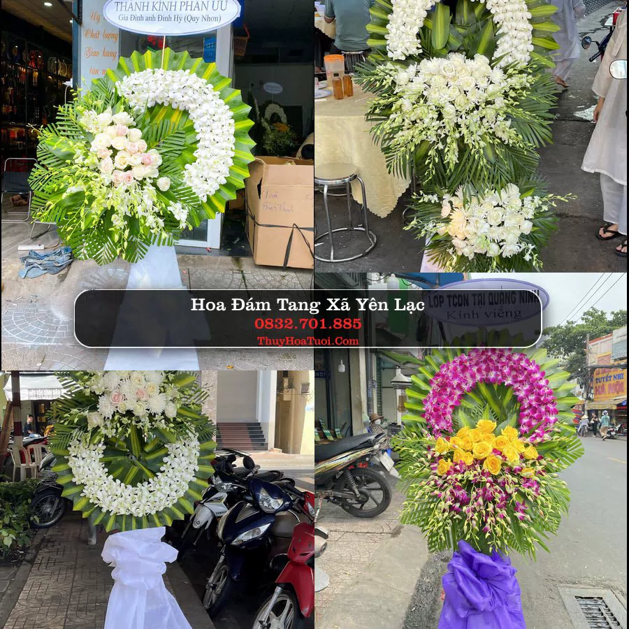 Vòng hoa chia buồn Xã Yên Lạc - ThuyHoaTuoi.Com