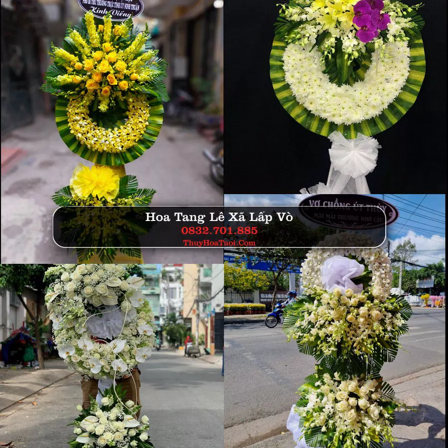 Vòng hoa chia buồn Xã Lấp Vò - ThuyHoaTuoi.Com