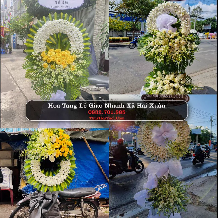Kệ hoa tang lễ giao tại Xã Hải Xuân, Ninh Bình