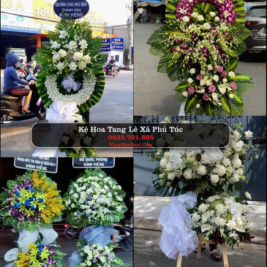 Vòng hoa chia buồn Xã Phú Túc - ThuyHoaTuoi.Com