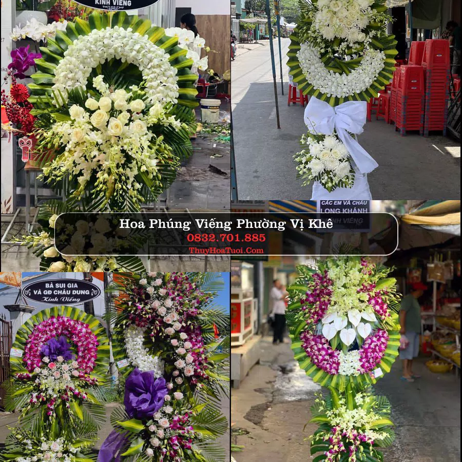 Vòng hoa chia buồn Phường Vị Khê - ThuyHoaTuoi.Com