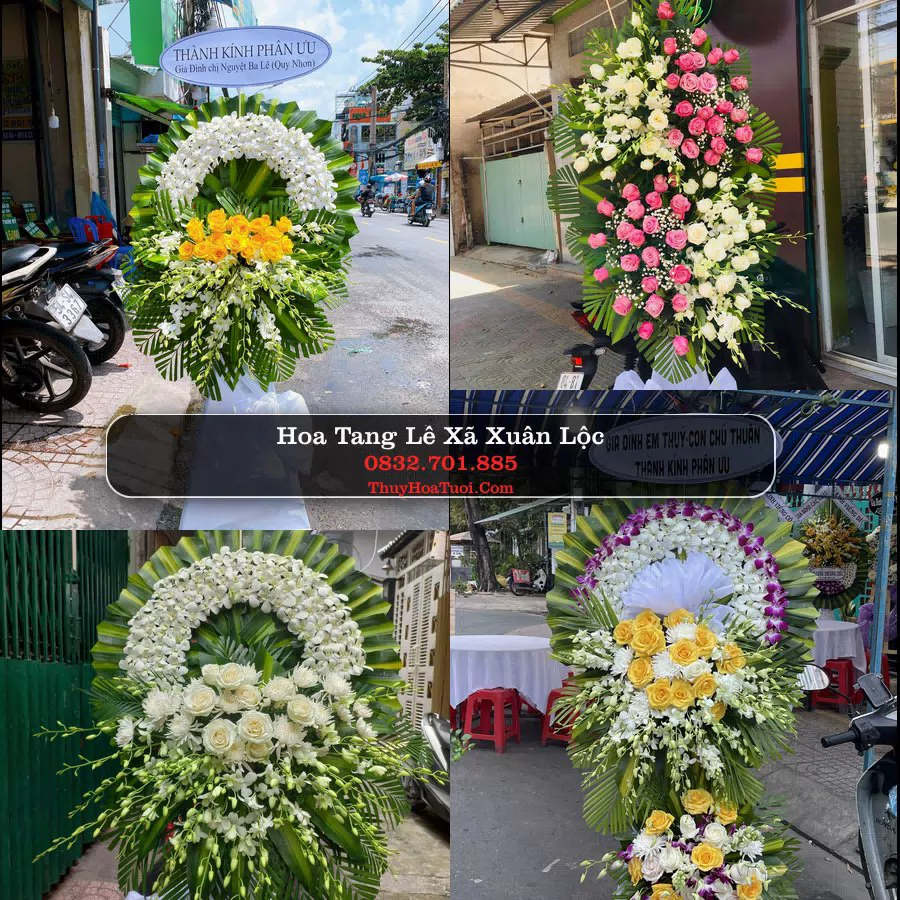 Kệ hoa tang lễ giao tại Xã Xuân Lộc, Đồng Nai