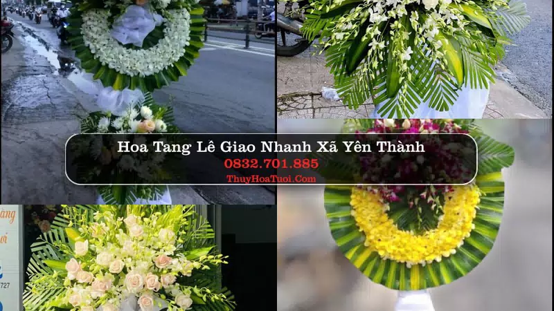 Đặt Hoa Tang Lễ tại Xã Yên Thành, Nghệ An