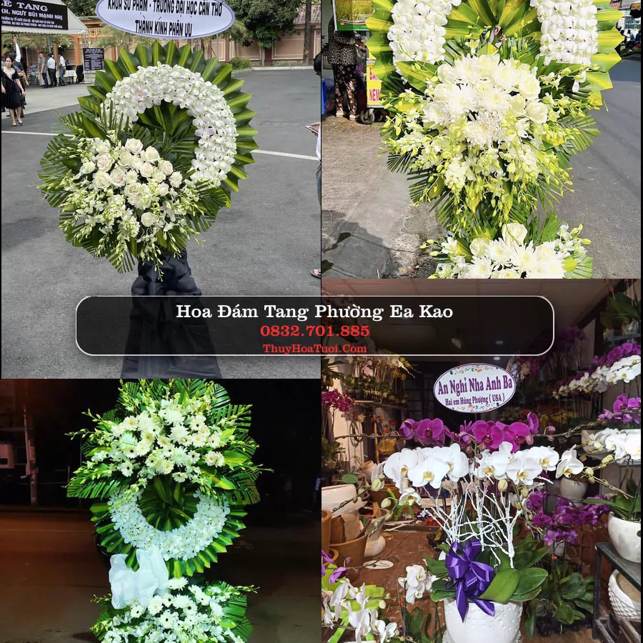 Đặt Vòng Hoa Chia Buồn tại Phường Ea Kao, Đắk Lắk