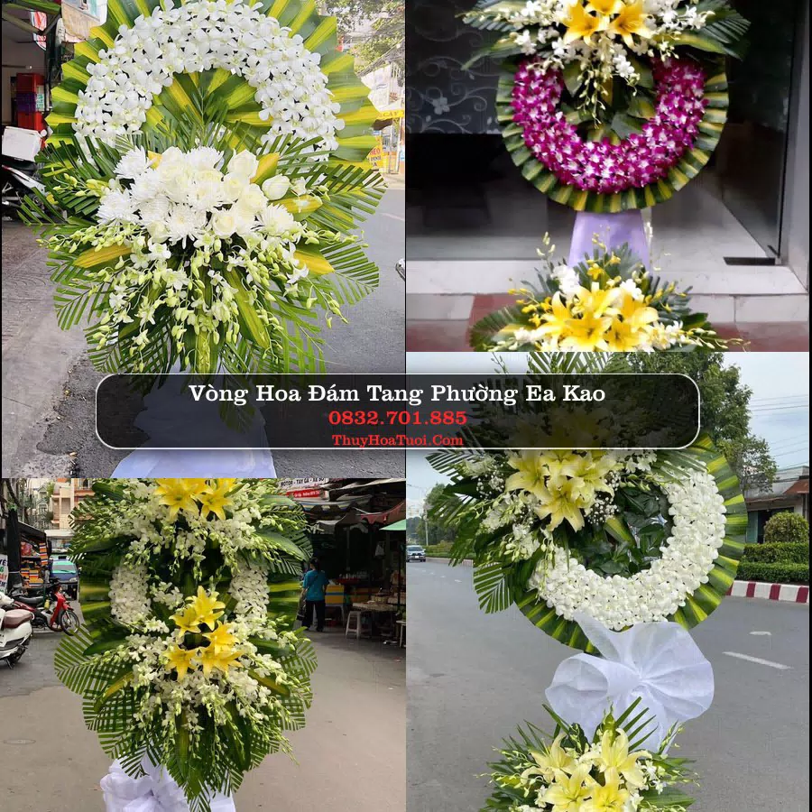 Vòng hoa chia buồn Phường Ea Kao - ThuyHoaTuoi.Com