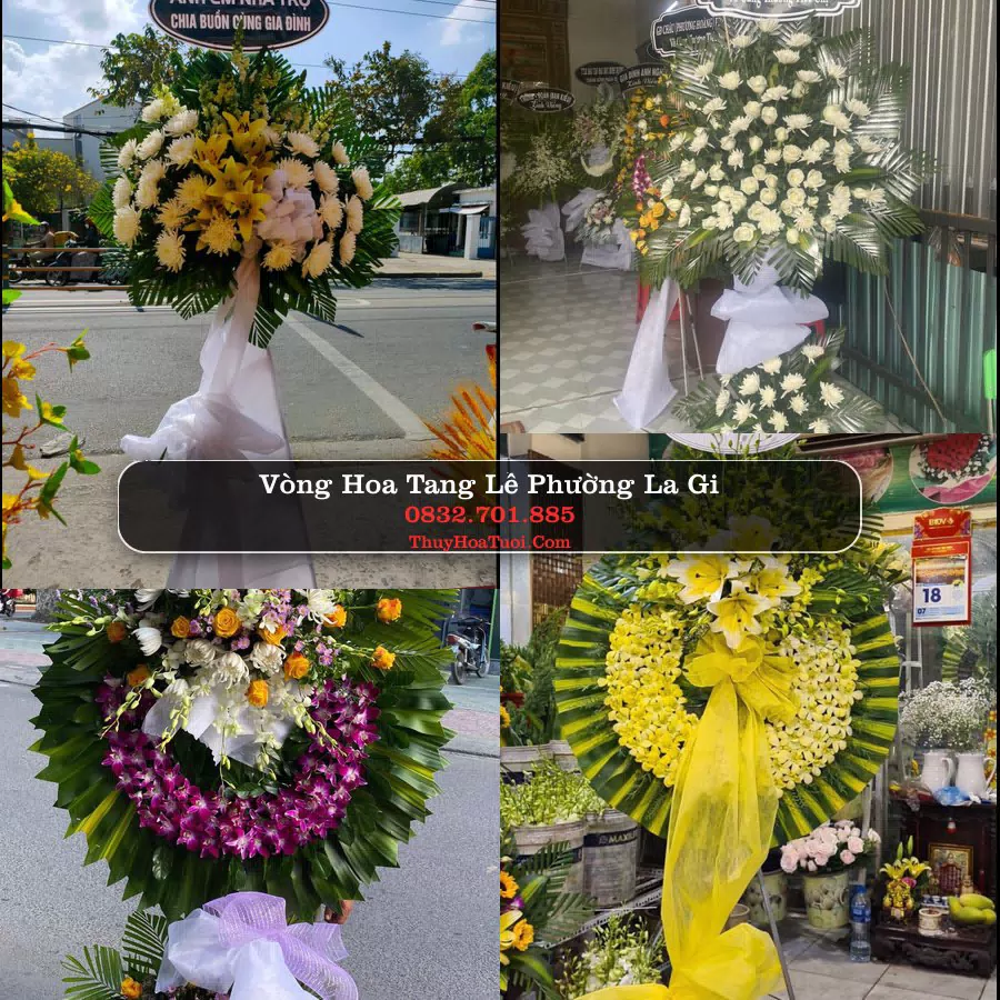 Vòng hoa chia buồn Phường La Gi - ThuyHoaTuoi.Com