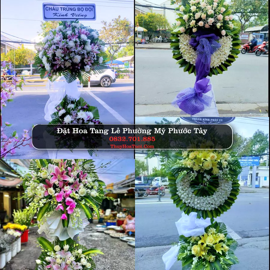Kệ hoa tang lễ giao tại Phường Mỹ Phước Tây, Đồng Tháp
