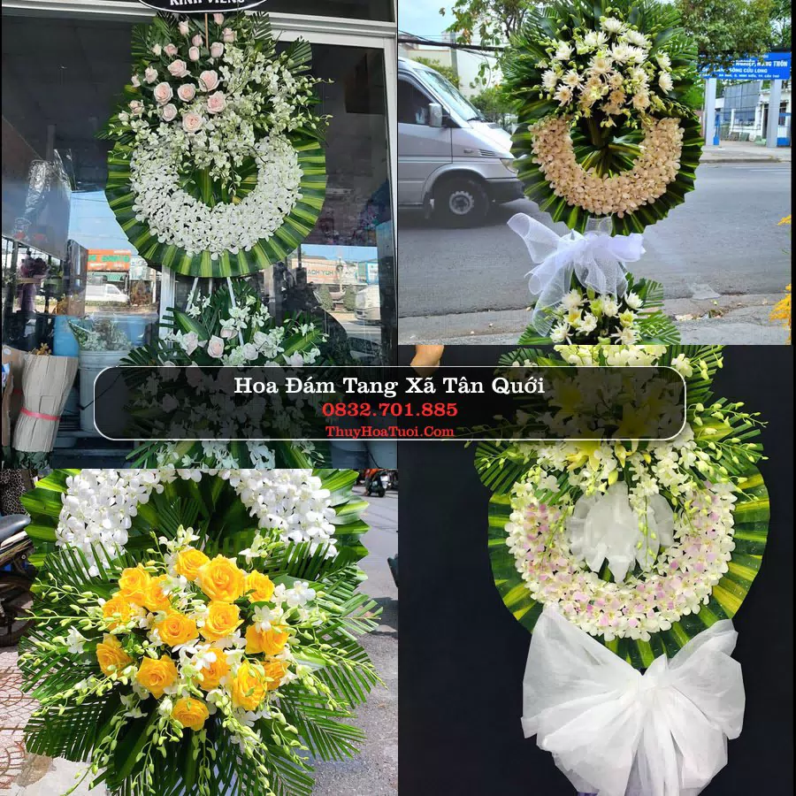 Đặt Vòng Hoa Chia Buồn tại Xã Tân Quới, Vĩnh Long
