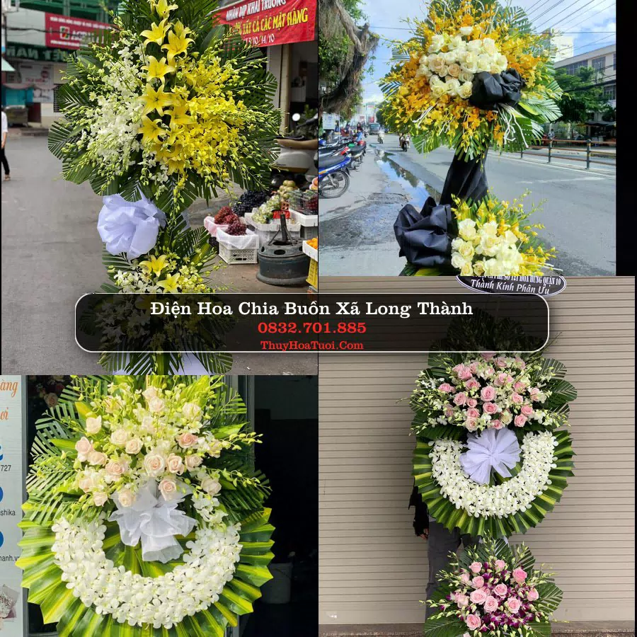Vòng hoa chia buồn Xã Long Thành - ThuyHoaTuoi.Com