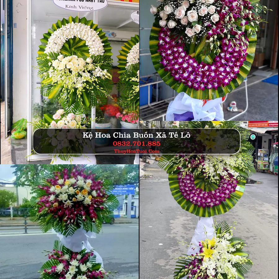 Kệ hoa tang lễ giao tại Xã Tề Lỗ, Phú Thọ