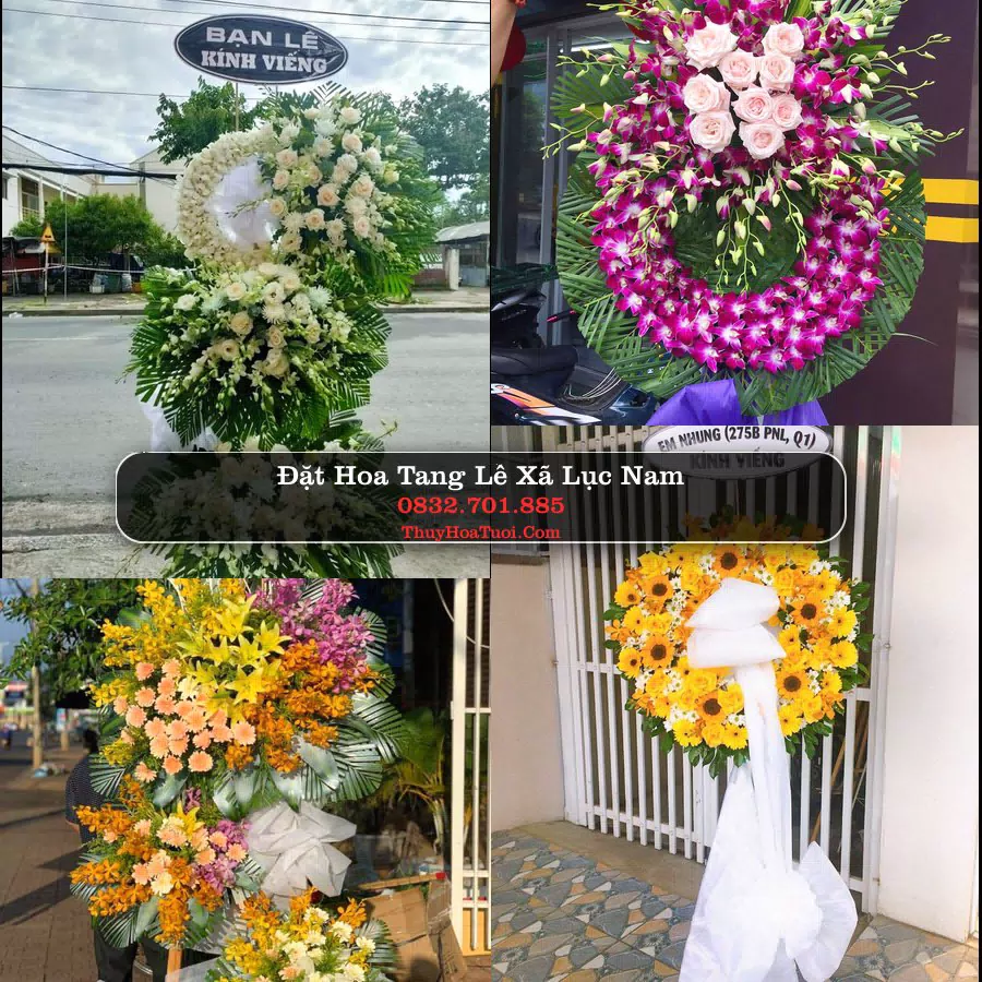 Vòng hoa chia buồn Xã Lục Nam - ThuyHoaTuoi.Com