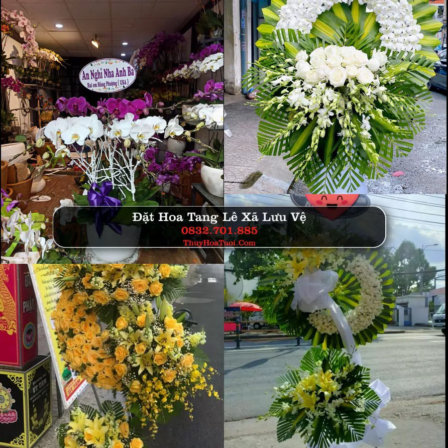 Kệ hoa tang lễ giao tại Xã Lưu Vệ, Thanh Hóa