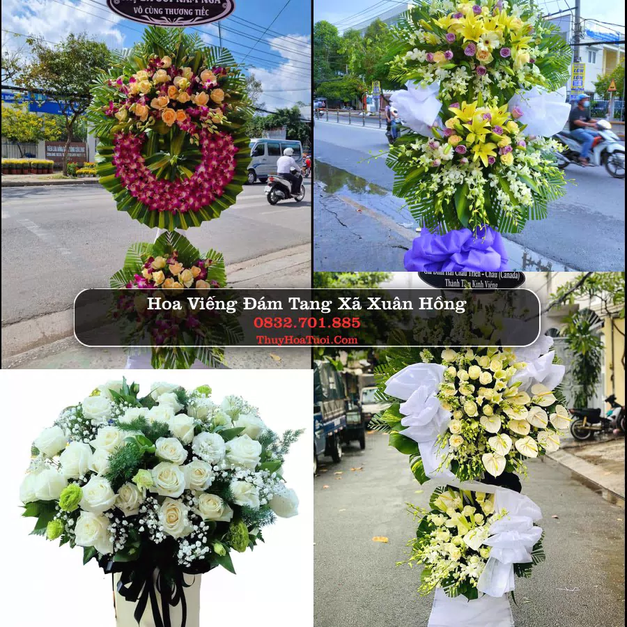 Đặt Vòng Hoa Chia Buồn tại Xã Xuân Hồng, Ninh Bình