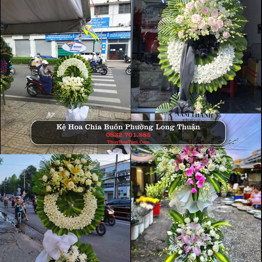 Đặt Vòng Hoa Tang Lễ tại Phường Long Thuận, Đồng Tháp