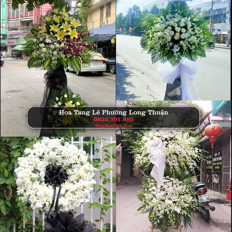 Kệ hoa tang lễ giao tại Phường Long Thuận, Đồng Tháp