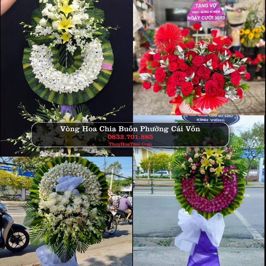 Kệ hoa tang lễ giao tại Phường Cái Vồn, Vĩnh Long