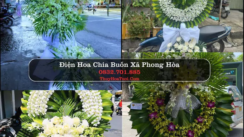 Đặt Vòng Hoa Chia Buồn tại Xã Phong Hòa, Đồng Tháp
