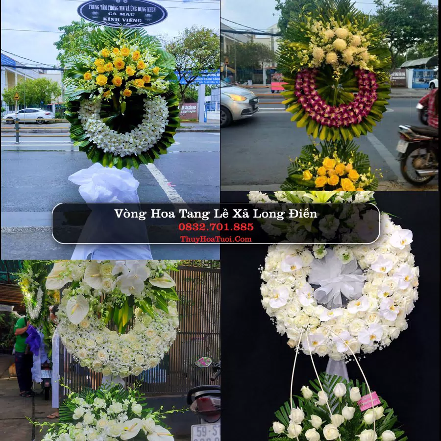 Đặt Hoa Đám Tang tại Xã Long Điền, TP.HCM