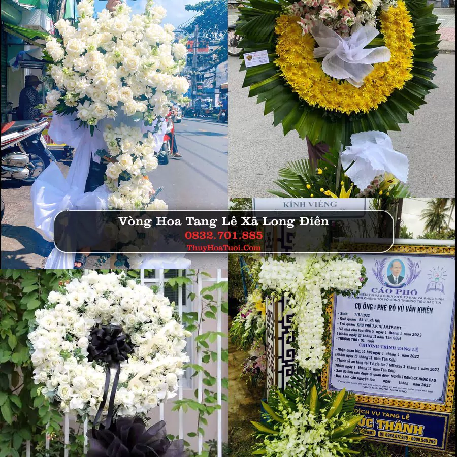 Kệ hoa tang lễ giao tại Xã Long Điền, TP.HCM