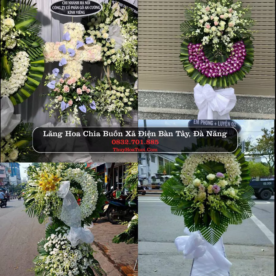 Đặt Vòng Hoa Chia Buồn tại Xã Điện Bàn Tây, Đà Nẵng