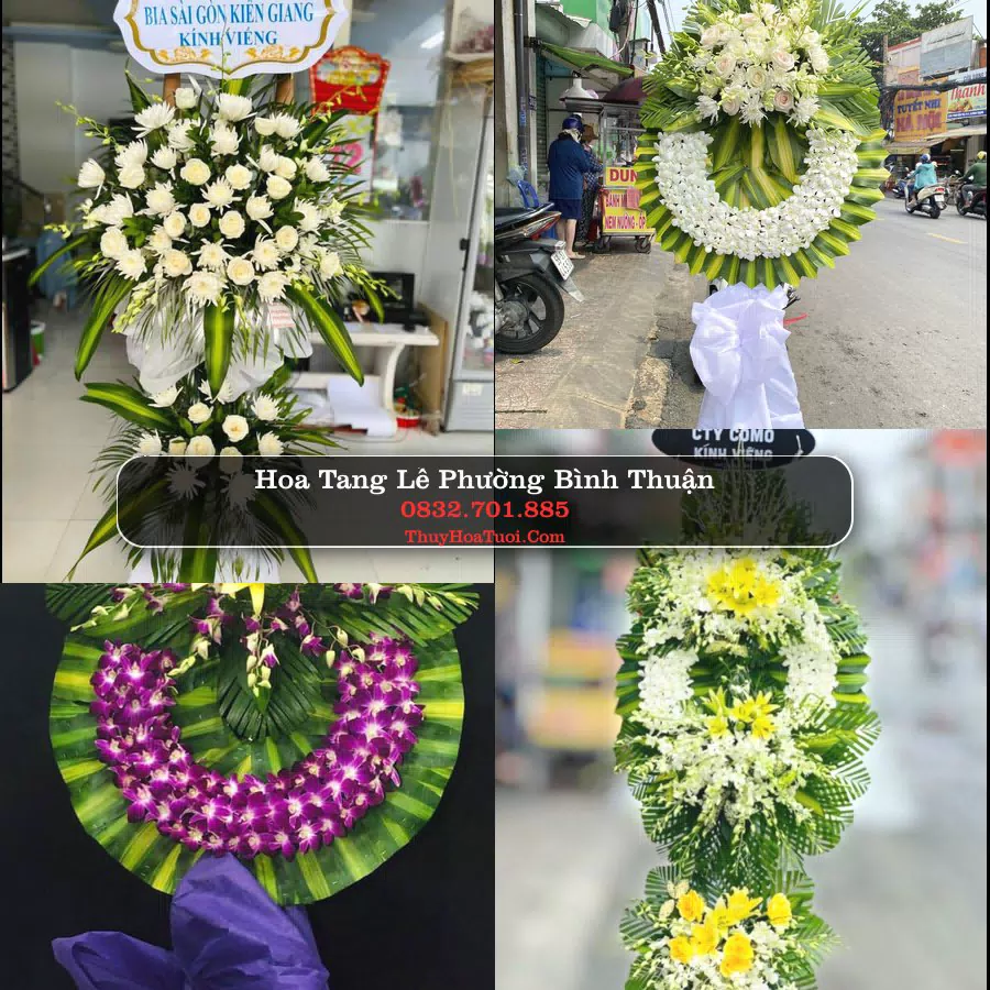 Đặt Vòng Hoa Chia Buồn tại Phường Bình Thuận, Lâm Đồng