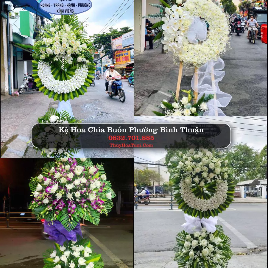 Vòng hoa chia buồn Phường Bình Thuận - ThuyHoaTuoi.Com