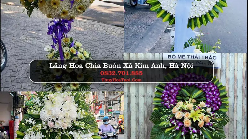 Đặt Vòng Hoa Tang Lễ tại Xã Kim Anh, Hà Nội