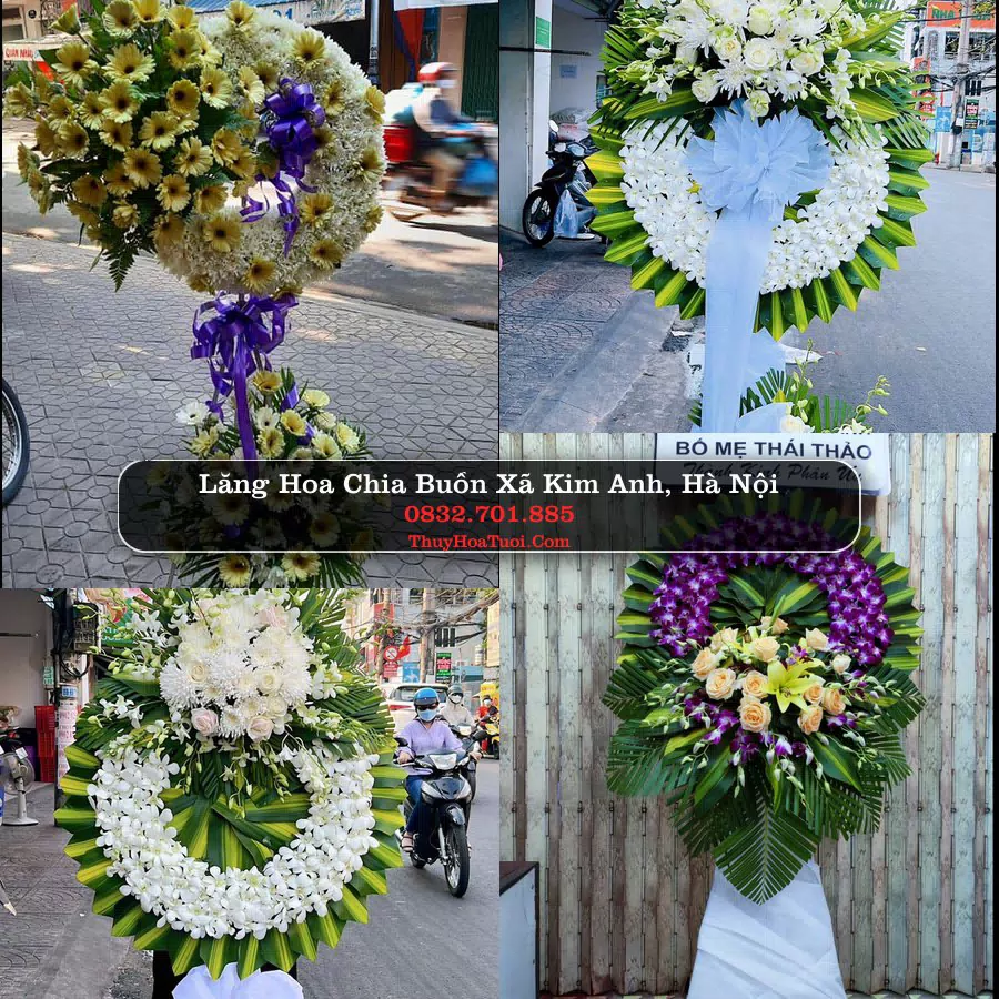 Đặt Vòng Hoa Tang Lễ tại Xã Kim Anh, Hà Nội