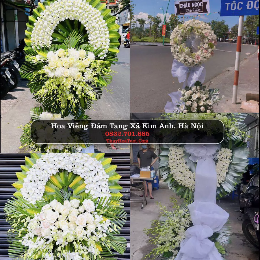 Kệ hoa tang lễ giao tại Xã Kim Anh, Hà Nội