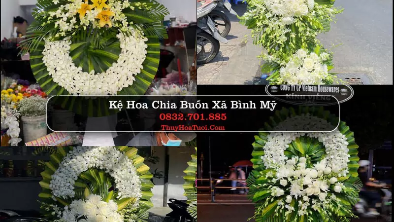 Đặt Vòng Hoa Tang Lễ tại Xã Bình Mỹ, An Giang