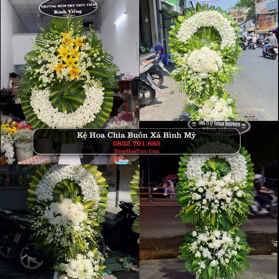 Đặt Vòng Hoa Tang Lễ tại Xã Bình Mỹ, An Giang