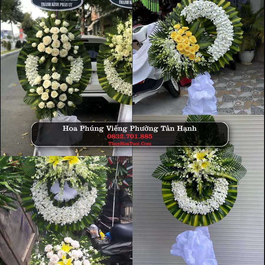 Vòng hoa chia buồn Phường Tân Hạnh - ThuyHoaTuoi.Com