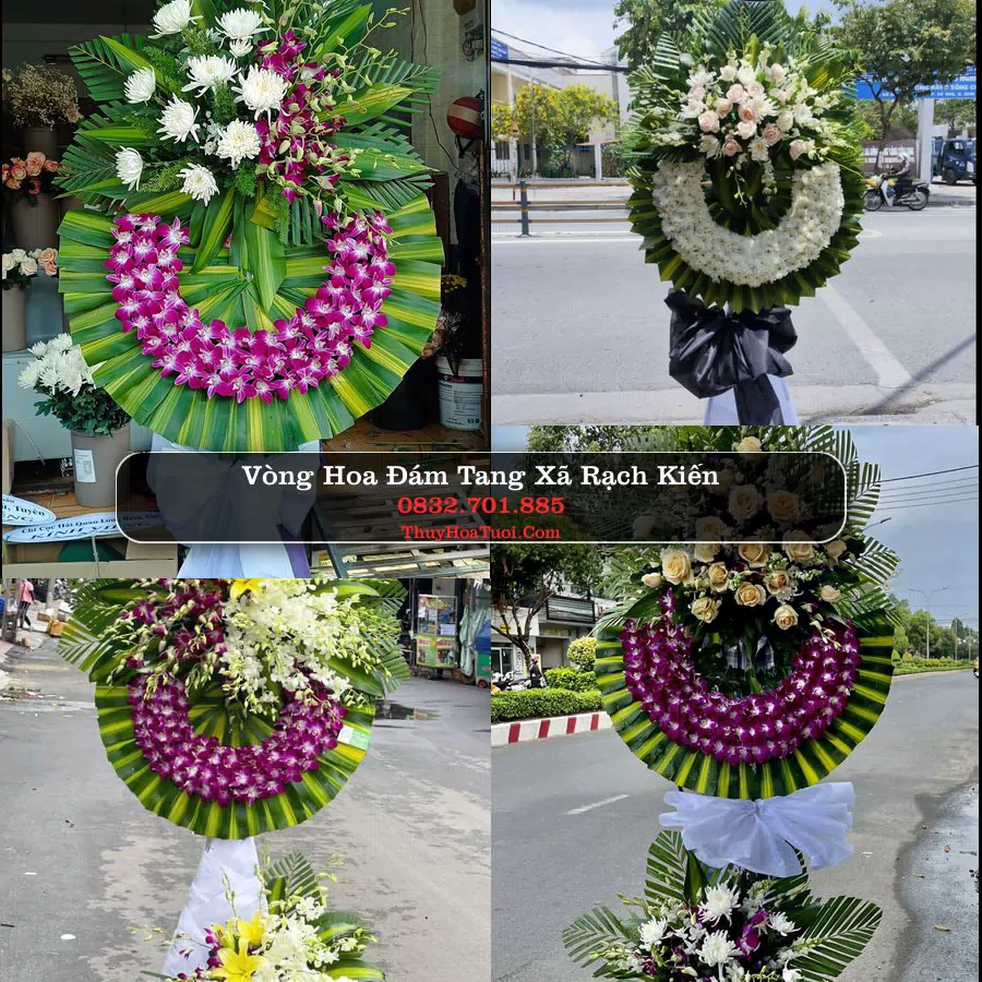 Hoa Tang Lễ Xã Rạch Kiến Tây Ninh