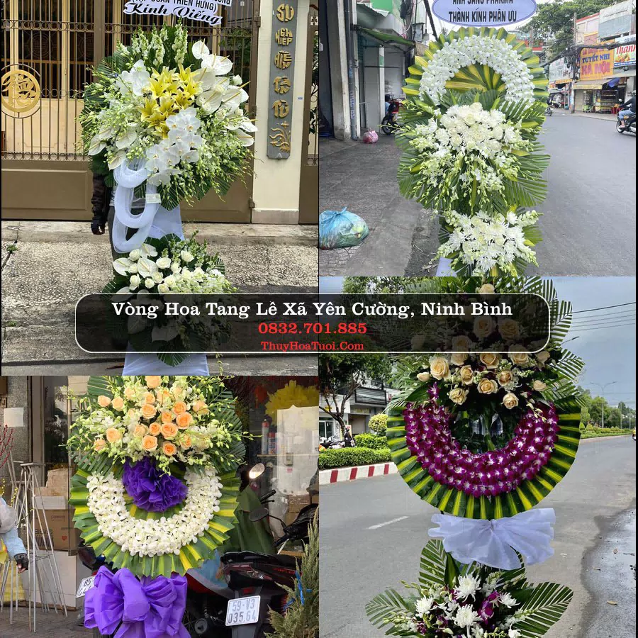 Đặt Vòng Hoa Tang Lễ tại Xã Yên Cường, Ninh Bình