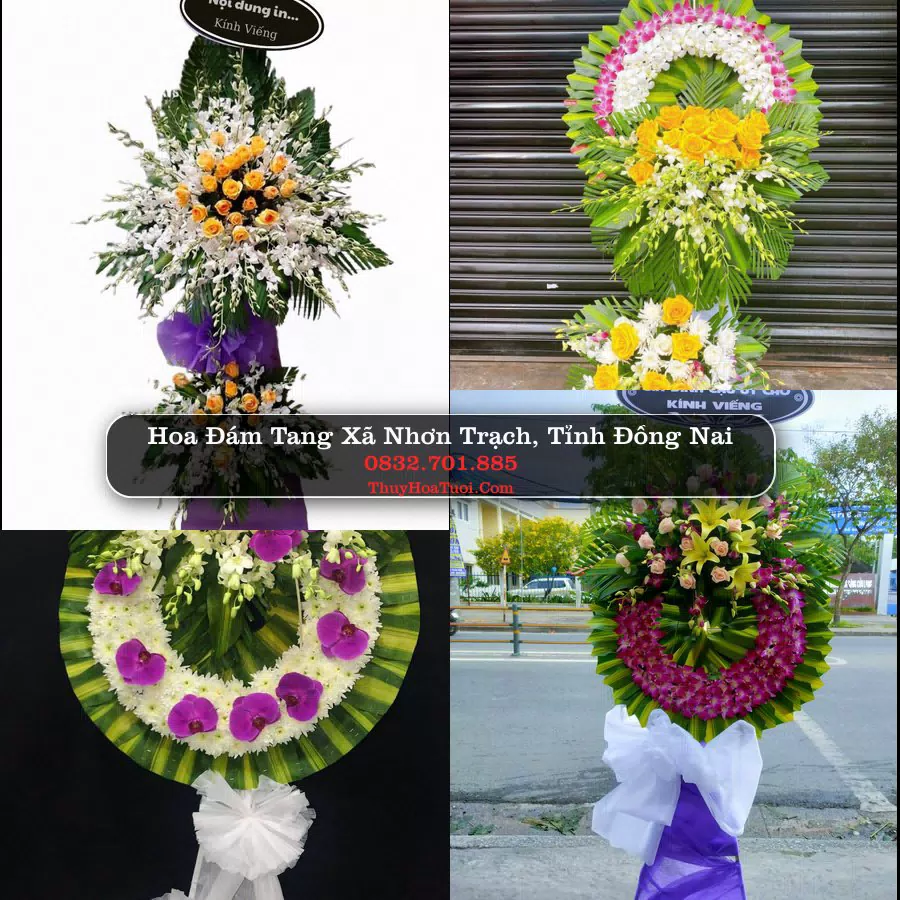 Đặt Vòng Hoa Chia Buồn tại Xã Nhơn Trạch, Đồng Nai