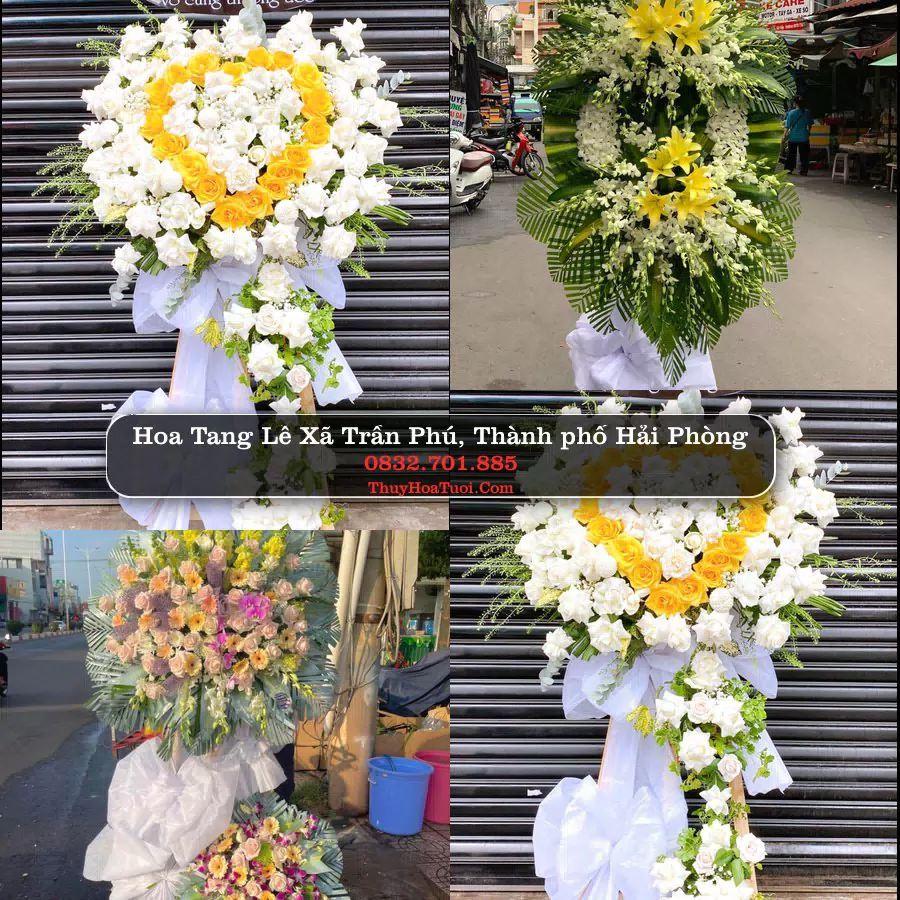 Kệ hoa tang lễ giao tại Xã Trần Phú, Hải Phòng