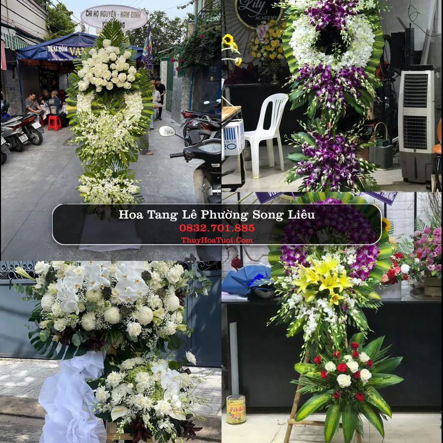 Kệ hoa tang lễ giao tại Phường Song Liễu, Bắc Ninh