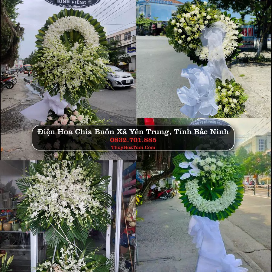 Đặt Vòng Hoa Tang Lễ tại Xã Yên Trung, Bắc Ninh