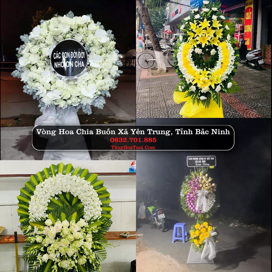 Kệ hoa tang lễ giao tại Xã Yên Trung, Bắc Ninh
