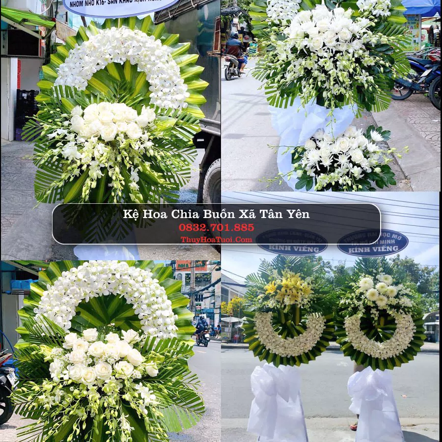 Vòng hoa chia buồn Xã Tân Yên - ThuyHoaTuoi.Com