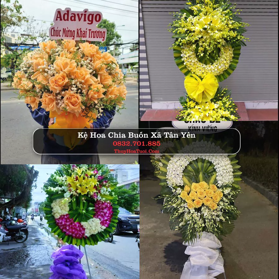 Kệ hoa tang lễ giao tại Xã Tân Yên, Bắc Ninh