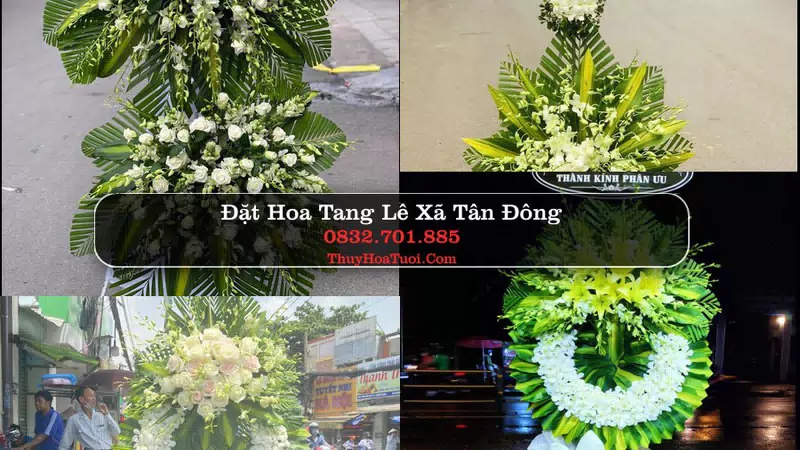 Đặt Vòng Hoa Chia Buồn tại Xã Tân Đông, Đồng Tháp