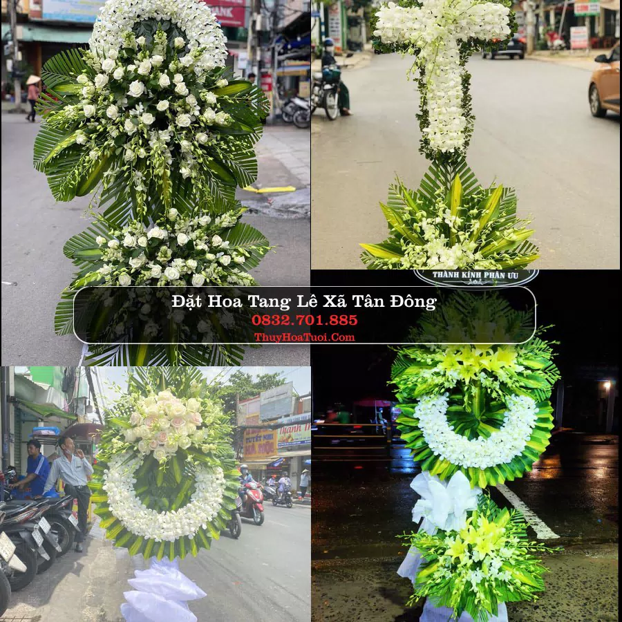 Đặt Vòng Hoa Chia Buồn tại Xã Tân Đông, Đồng Tháp