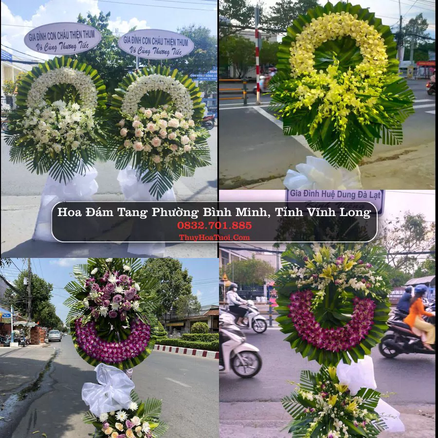 Đặt Hoa Chia Buồn tại Phường Bình Minh, Vĩnh Long