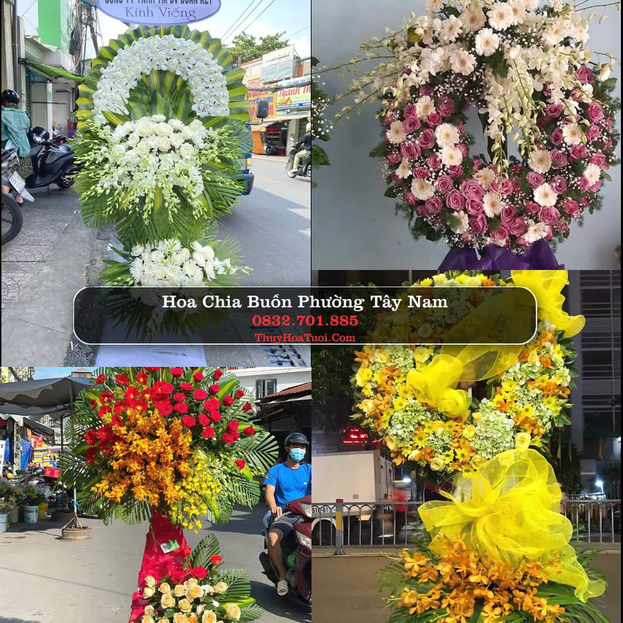 Kệ hoa tang lễ giao tại Phường Tây Nam, TP.HCM