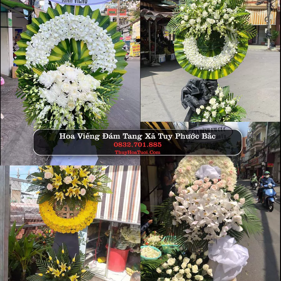 Kệ hoa tang lễ giao tại Xã Tuy Phước Bắc, Gia Lai